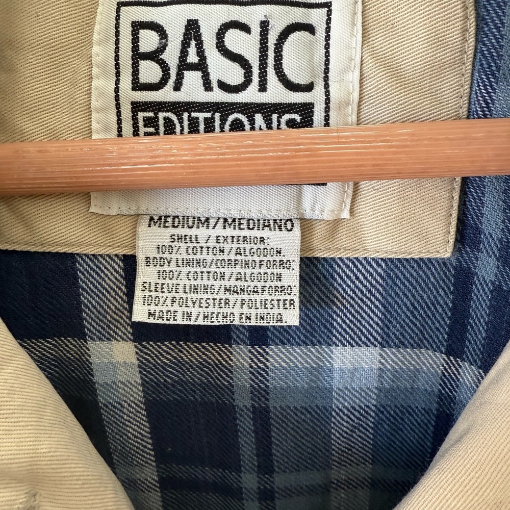 Vintage Basic Editions Flannel Lined Fall Barn Ja… - image 2